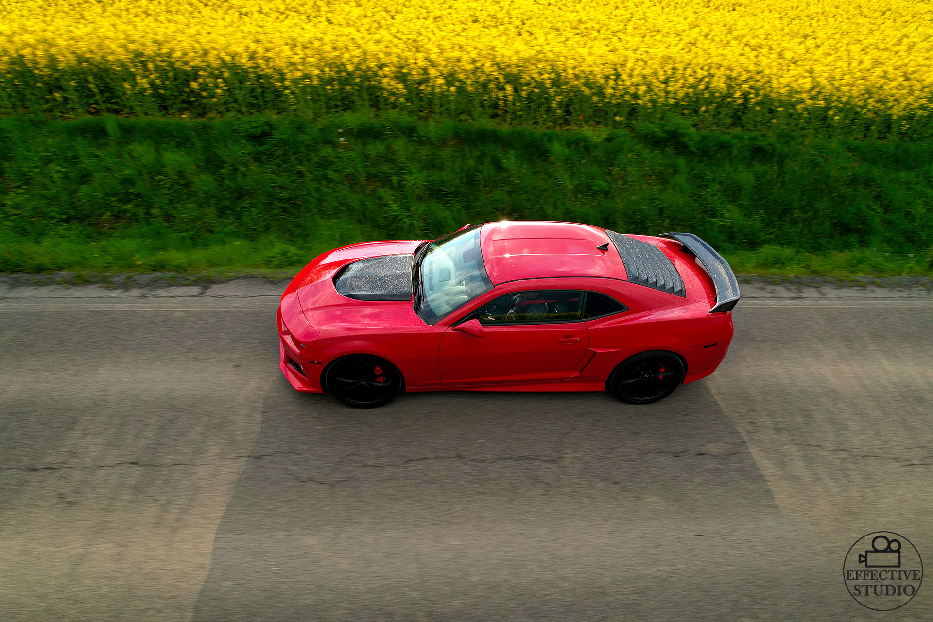 Chevrolet Camaro zdjęcie z drona
