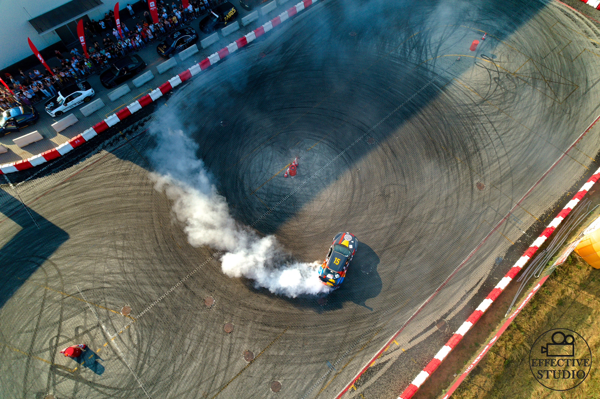 Expo Kraków drift nagrany dronem